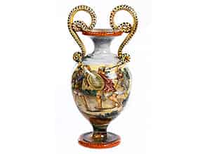Detailabbildung:   Majolika-Vase