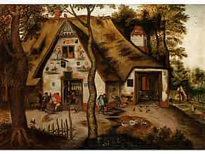 Detail images:  Pieter Brueghel d. J., 1564 Brüssel - 1638 Antwerpen