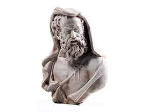Detail images:   Marmorbüste eines bärtigen Philosophen der Antike
