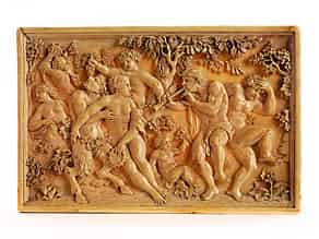 Detailabbildung:   Elfenbein-Relieftafel mit mythologischer Darstellung