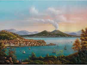 Detail images:   Enrico La Pira, Neapolitanischer Maler um 1845
