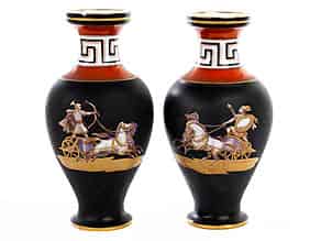 Detailabbildung:  † Paar Vasen im Stil des Neoklassizismus