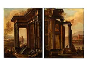 Detailabbildung:  Giovanni Paolo Pannini, 1691 Piacenza – 1765 Rom, Umkreis