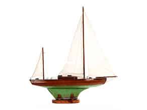 Detailabbildung:  Modell eines Segelbootes