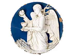 Detail images:  Tondo mit Temperantia-Darstellung aus der Werkstatt des Luca della Robbia