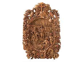 Detail images:   Großes, geschnitztes und vergoldetes Relief