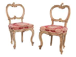 Detail images:   Paar Rokoko-Stühle
