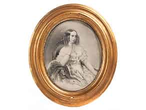 Detailabbildung:   Lithografie-Portrait der Großfürstin Maria Nikolaevna