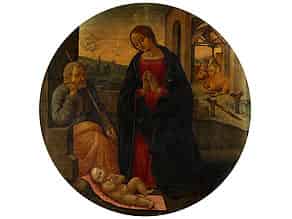 Detailabbildung:   Sebastiano di Bartol Mainardi, um 1460 San Gimignano – 1513 Florenz, zug.
