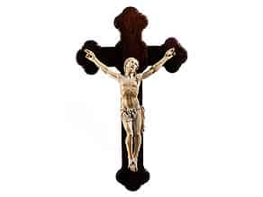 Detail images:   Kreuz mit großem Corpus Christi in Elfenbein