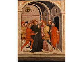 Detailabbildung:  Sano di Pietro, 1405/ 06 – 1481, zug.