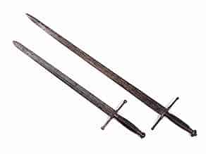 Detailabbildung:   Zwei Eisenschwerter