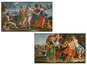 Detailabbildung:  Venezianischer Hinterglasmaler des 17./ 18. Jahrhunderts