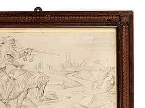 Detailabbildung:   Fein geschnitzter Louis XVI-Rahmen
