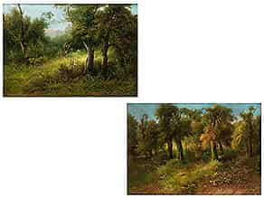 Detailabbildung:   Francesco Capuano, 1854 Neapel, Landschafts- und Genremaler 