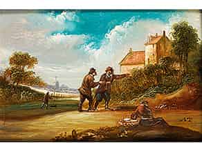Detail images:   Maler in der Stilnachfolge der holländischen Genremalerei des 17. Jahrhunderts