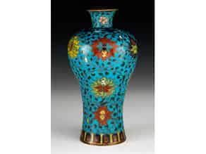 Detailabbildung:  Meiping-Cloisonné-Vase