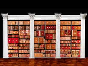 Detail images:  † Eine bedeutende Sammlung Bücher mit den vergoldeten Wappen herausragender Persönlichkeiten des 18. Jahrhunderts