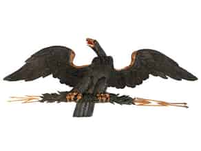 Detail images:  Außergewöhnlich große Schnitzfigur eines Adlers