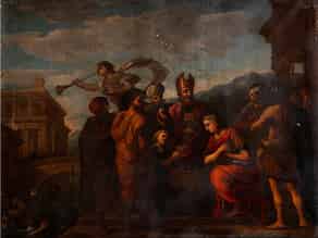 Detailabbildung:   Italienischer Maler des 17. Jahrhunderts aus dem Kreis der römischen Schule um Cortona 