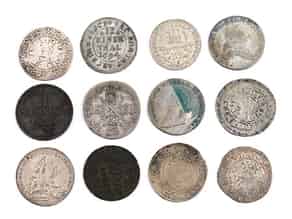 Detail images:   Konvolut von zwölf Münzen