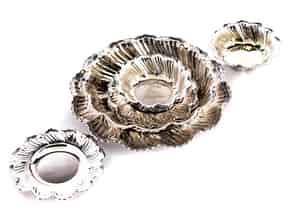 Detail images:   Zwölfteiliges Silberschalenset