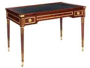 Detail images:  Großer Louis XVI-Spieltisch, gestempelt „Bury“