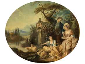 Detail images:  Französischer Maler um 1800