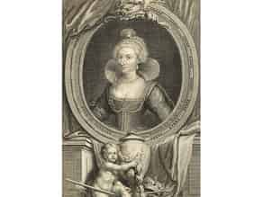 Detailabbildung:  Anne Königin von England, 1574 - 1619, geborene Prinzessin von Dänemark
