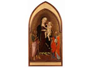 Detail images:  Meister von San Martino a Mensola, italienischer Maler, tätig um 1400 in der Toskana