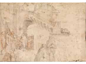 Detailabbildung:  Federico Zuccari, um 1543 - 1609, zug./ Nachfolge des