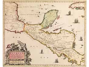 Detailabbildung:   Landkarte der Halbinsel Yucatan und Guatemala