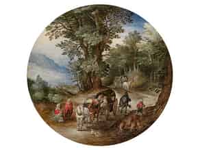 Detail images:  Jan Brueghel d. Ä., 1568 Brüssel – 1625 Antwerpen