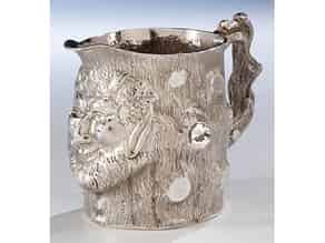 Detail images:   Früher figürlicher Londoner Silver Mug