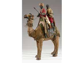 Detailabbildung:   Große Reitergruppe mit Kamel und Mauren
