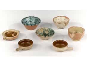 Detailabbildung:   Sechs Keramikgefäße