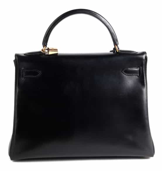 Detailabbildung: Hermès Kelly Bag 32 cm „Black Box“