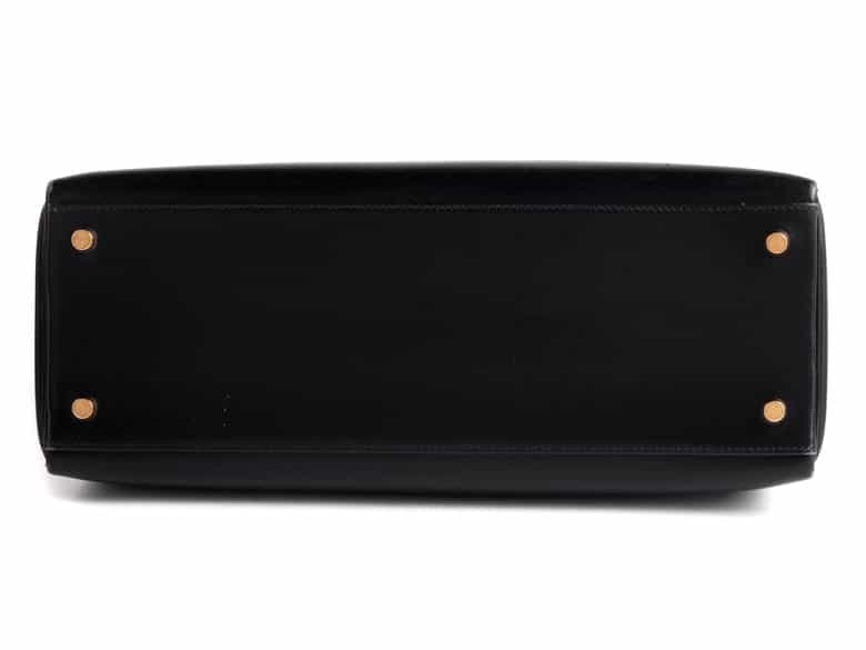 Detailabbildung: Hermès Kelly Bag 32 cm „Black Box“