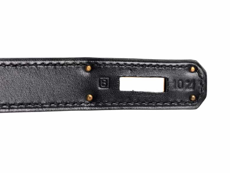 Detailabbildung: Hermès Kelly Bag 32 cm „Black Box“