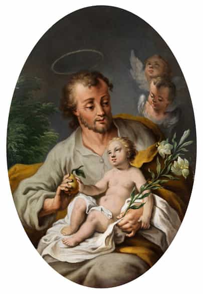 Detailabbildung: Egid Quirin Asam 1692 Tegernsee – 1750 Mannheim, in Zusammenarbeit mit dem bedeutenden Münchner Gold- und Silberschmied Johann Christoph Steinbacher, 1719 – 1746