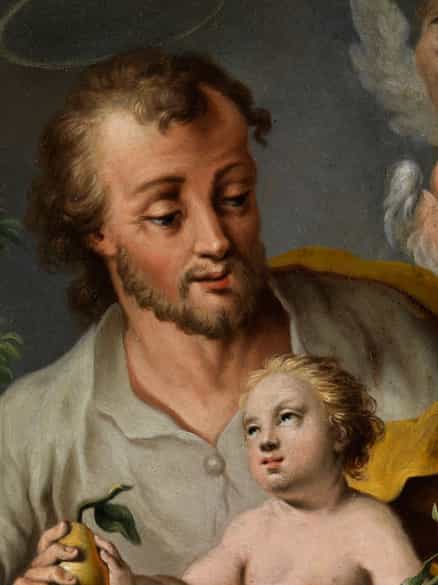 Detailabbildung: Egid Quirin Asam 1692 Tegernsee – 1750 Mannheim, in Zusammenarbeit mit dem bedeutenden Münchner Gold- und Silberschmied Johann Christoph Steinbacher, 1719 – 1746