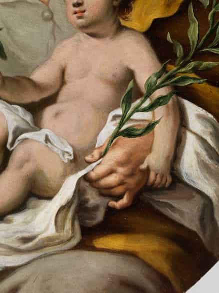 Detailabbildung: Egid Quirin Asam 1692 Tegernsee – 1750 Mannheim, in Zusammenarbeit mit dem bedeutenden Münchner Gold- und Silberschmied Johann Christoph Steinbacher, 1719 – 1746