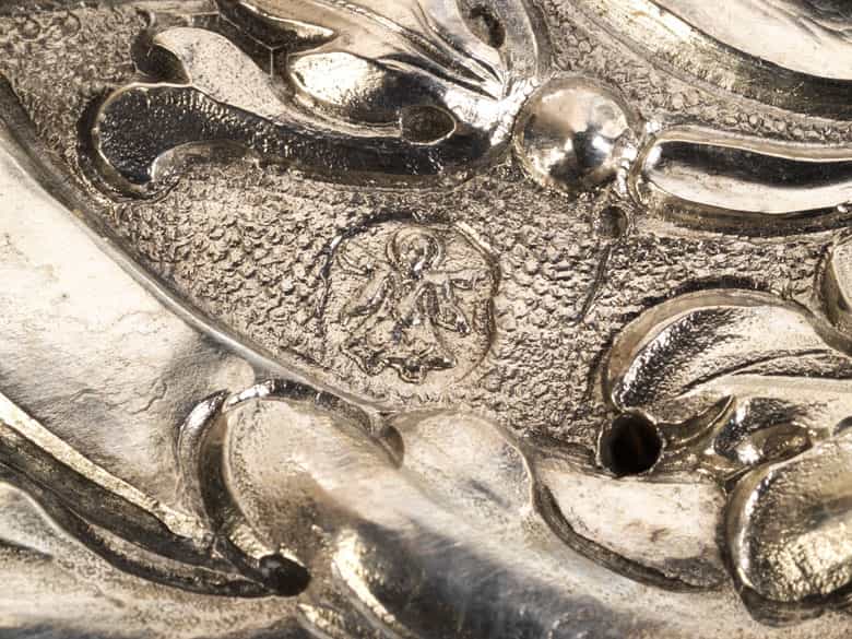 Detailabbildung: Egid Quirin Asam 1692 Tegernsee – 1750 Mannheim, in Zusammenarbeit mit dem bedeutenden Münchner Gold- und Silberschmied Johann Christoph Steinbacher, 1719 – 1746
