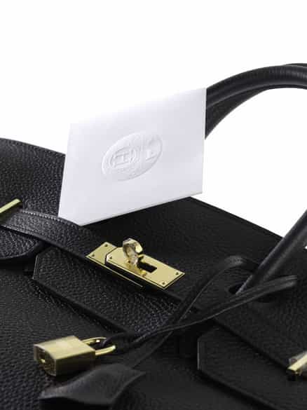 Detailabbildung:  Hermès Birkin Bag 40 cm „Noir“