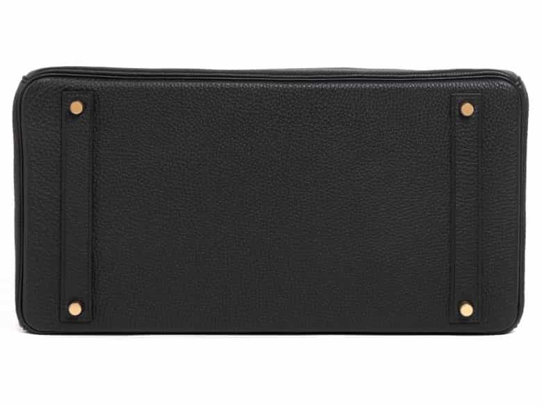 Detailabbildung:  Hermès Birkin Bag 40 cm „Noir“
