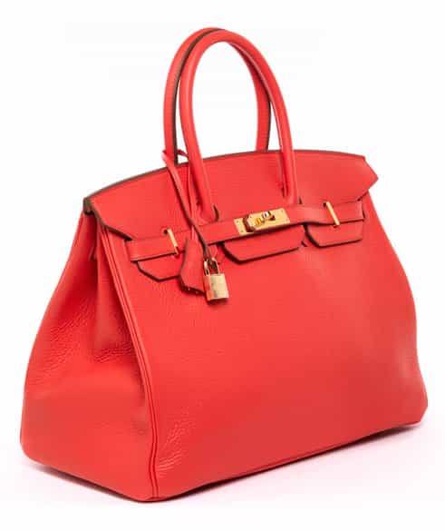Detailabbildung: Hermès Birkin Bag 35 cm „Rose Jaipur“