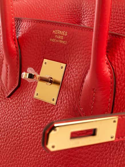 Detailabbildung: Hermès Birkin Bag 35 cm „Rose Jaipur“