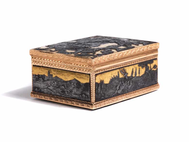 Detailabbildung:  Louis XV-Golddose