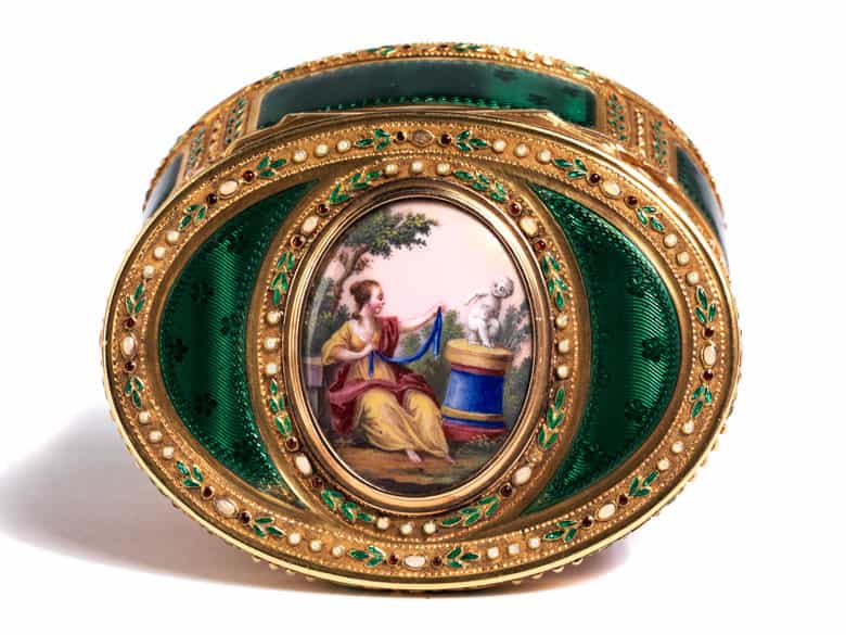 Detailabbildung:  Louis XVI-Golddose