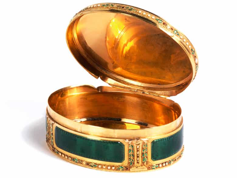 Detailabbildung:  Louis XVI-Golddose